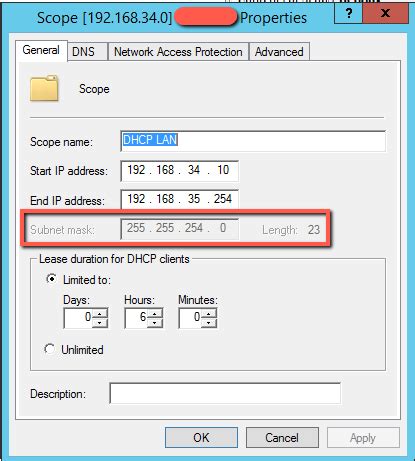 export dhcp scope